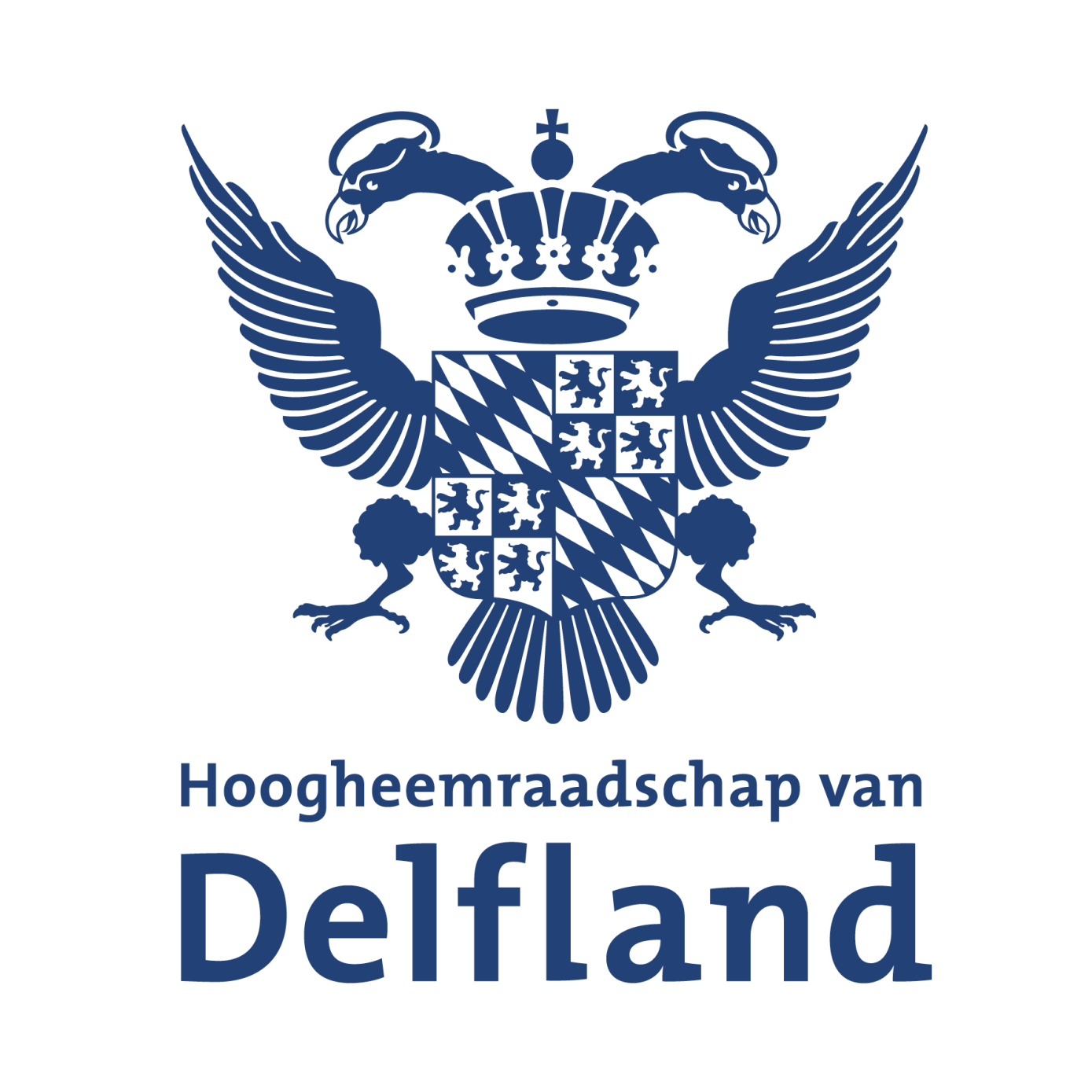 Logo Delfland Vierkant Full Color